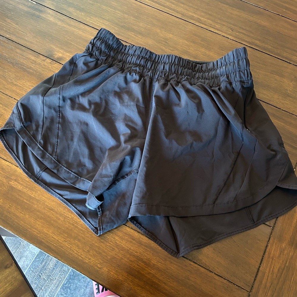 Lululemon Athletica Black Athletic Shorts Lightweight Breathable Design